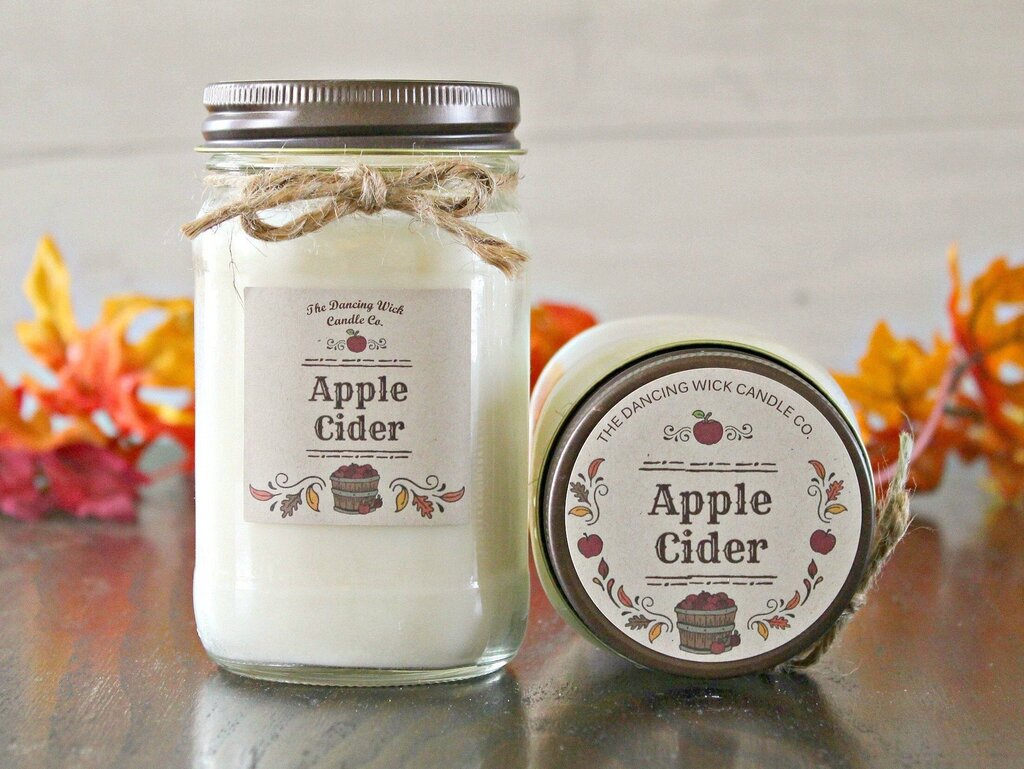 Apple Cider 8 oz Soy Candle