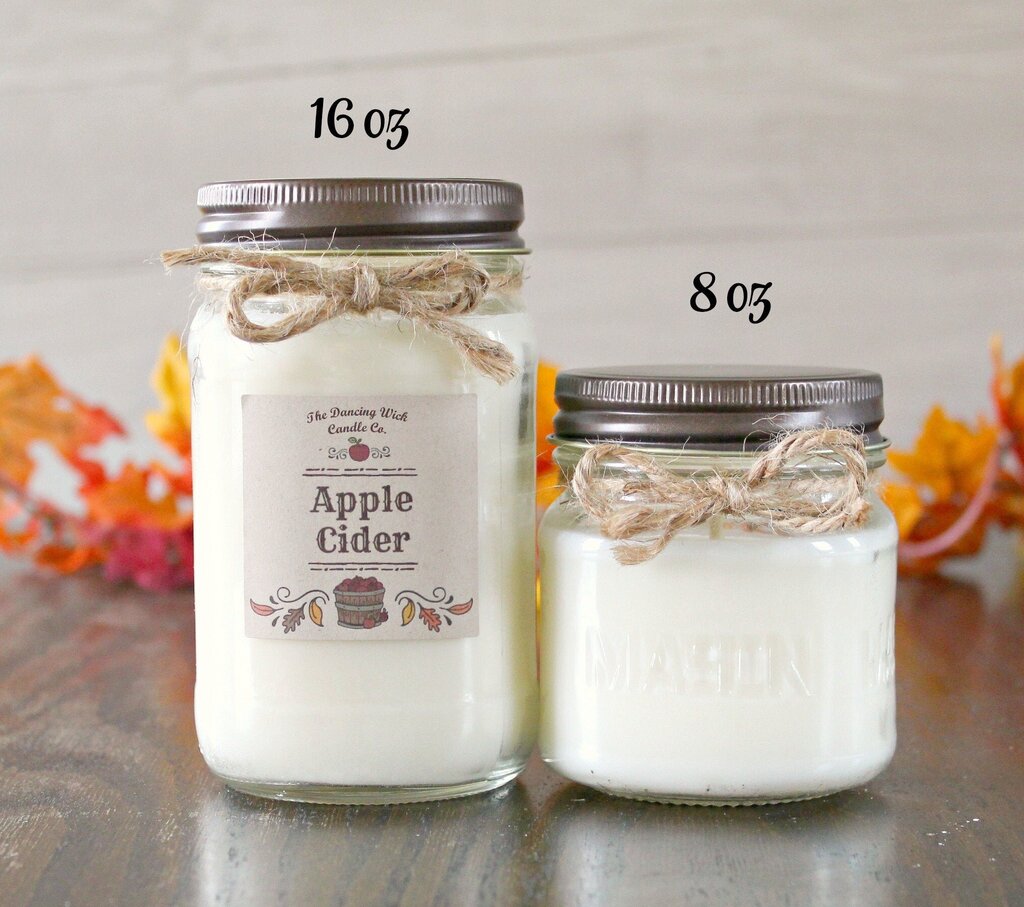 Apple Cider 8 oz Soy Candle
