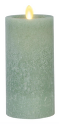 6.5" Iceberg Green SEAGLASS Wax LUMINARA Candle 18678A-GR LG
