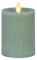 4.5" Iceberg Green SEAGLASS Wax LUMINARA Candle 18678A-GR SM